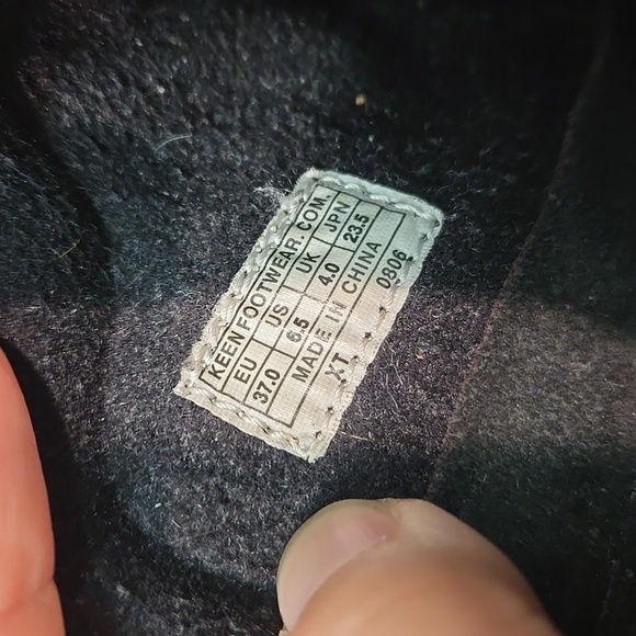 Keen Womens Vail Primaloft 200 gr insolation outsole Leather Boots shoes sz 6.5 - Picture 8 of 14